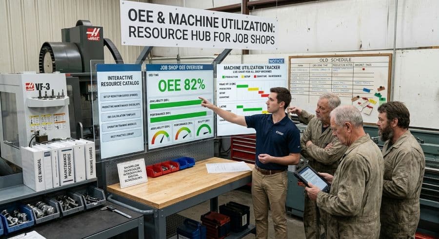 OEE & Machine Utilization: Resource Hub for Job Shops
