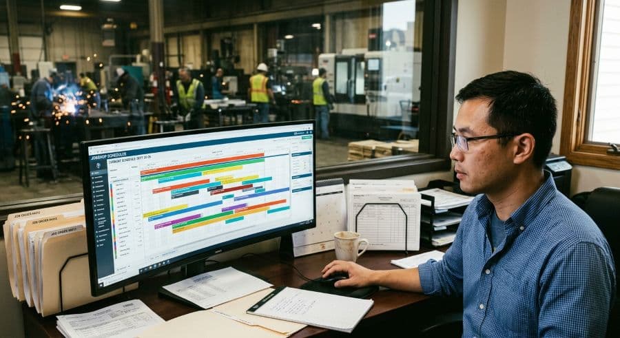 Scheduling a General Job Shop: When You Have 50 Customers and No Two Are Alike