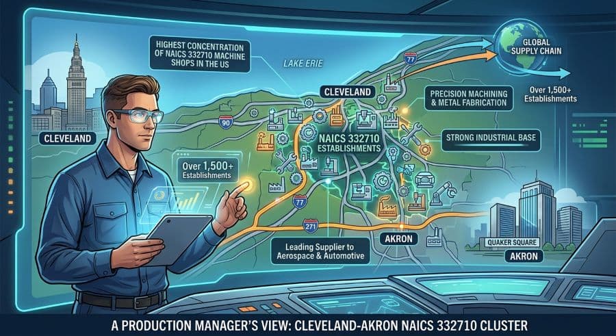 Cleveland-Akron: Ohio's Dense Job Shop Ecosystem
