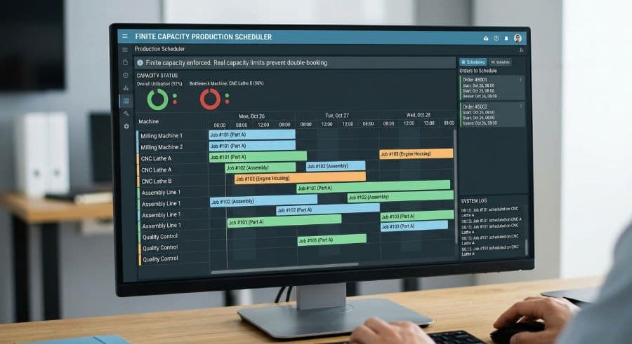 Finite Capacity Scheduling Explained: Why It Matters for Job Shops