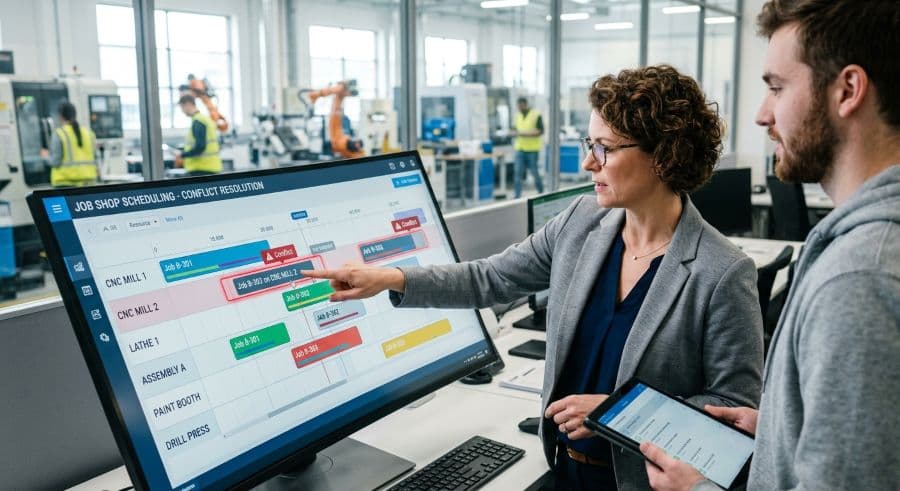 How to Prevent Scheduling Conflicts on the Shop Floor (Before They Cost You)