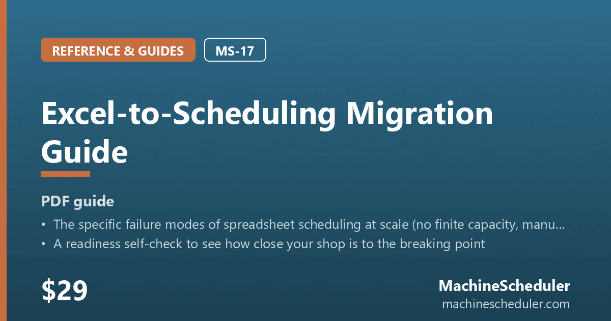 Excel-to-Scheduling Migration Guide